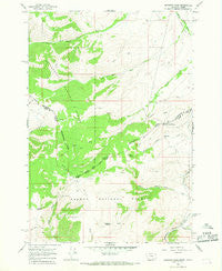 Bannock Pass Montana Historical topographic map, 1:24000 scale, 7.5 X 7.5 Minute, Year 1965