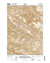 Bar V Ranch Montana Current topographic map, 1:24000 scale, 7.5 X 7.5 Minute, Year 2014