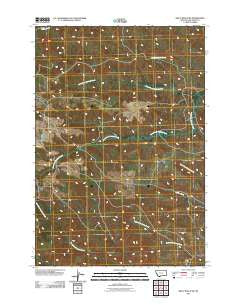 Bar V Ranch NE Montana Historical topographic map, 1:24000 scale, 7.5 X 7.5 Minute, Year 2011