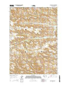 Bar V Ranch NE Montana Current topographic map, 1:24000 scale, 7.5 X 7.5 Minute, Year 2014