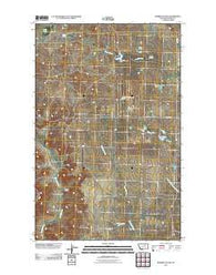 Barber Coulee Montana Historical topographic map, 1:24000 scale, 7.5 X 7.5 Minute, Year 2011