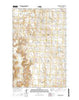 Barber Coulee Montana Current topographic map, 1:24000 scale, 7.5 X 7.5 Minute, Year 2014