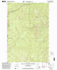 Bare Cone Montana Historical topographic map, 1:24000 scale, 7.5 X 7.5 Minute, Year 1998