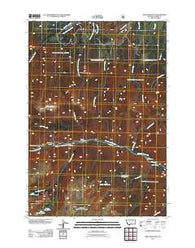 Bare Mountain Montana Historical topographic map, 1:24000 scale, 7.5 X 7.5 Minute, Year 2011