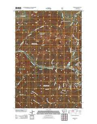 Barker Montana Historical topographic map, 1:24000 scale, 7.5 X 7.5 Minute, Year 2011