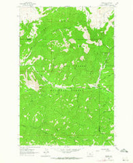 Barker Montana Historical topographic map, 1:24000 scale, 7.5 X 7.5 Minute, Year 1961