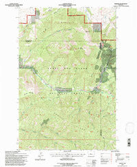 Barker Montana Historical topographic map, 1:24000 scale, 7.5 X 7.5 Minute, Year 1995
