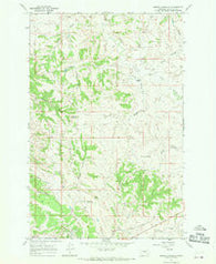 Barney Pinnacle Montana Historical topographic map, 1:24000 scale, 7.5 X 7.5 Minute, Year 1967