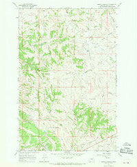 Barney Pinnacle Montana Historical topographic map, 1:24000 scale, 7.5 X 7.5 Minute, Year 1967