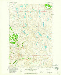 Barr Creek Montana Historical topographic map, 1:24000 scale, 7.5 X 7.5 Minute, Year 1958