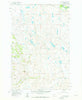 Barr Creek Montana Historical topographic map, 1:24000 scale, 7.5 X 7.5 Minute, Year 1958
