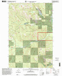 Barren Peak Montana Historical topographic map, 1:24000 scale, 7.5 X 7.5 Minute, Year 1997