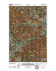 Barren Peak Montana Historical topographic map, 1:24000 scale, 7.5 X 7.5 Minute, Year 2011