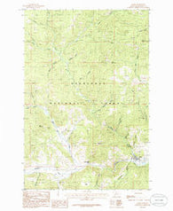 Basin Montana Historical topographic map, 1:24000 scale, 7.5 X 7.5 Minute, Year 1985