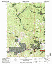 Basin Montana Historical topographic map, 1:24000 scale, 7.5 X 7.5 Minute, Year 1996