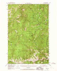 Basin Montana Historical topographic map, 1:62500 scale, 15 X 15 Minute, Year 1954