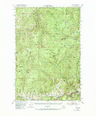 Basin Montana Historical topographic map, 1:62500 scale, 15 X 15 Minute, Year 1954
