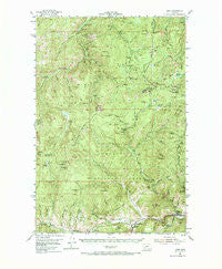 Basin Montana Historical topographic map, 1:62500 scale, 15 X 15 Minute, Year 1954