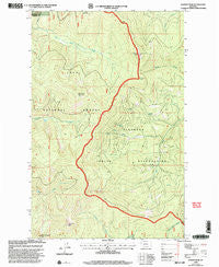 Bassoo Peak Montana Historical topographic map, 1:24000 scale, 7.5 X 7.5 Minute, Year 1999