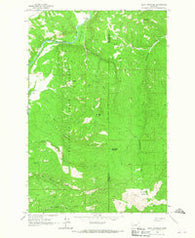 Bata Mountain Montana Historical topographic map, 1:24000 scale, 7.5 X 7.5 Minute, Year 1965