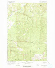 Bata Mountain Montana Historical topographic map, 1:24000 scale, 7.5 X 7.5 Minute, Year 1965
