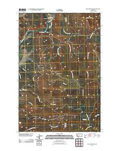 Bata Mountain Montana Historical topographic map, 1:24000 scale, 7.5 X 7.5 Minute, Year 2011