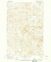 Bateman Coulee NE Montana Historical topographic map, 1:24000 scale, 7.5 X 7.5 Minute, Year 1964