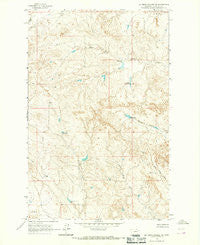 Bateman Coulee NE Montana Historical topographic map, 1:24000 scale, 7.5 X 7.5 Minute, Year 1964