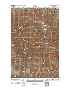 Bateman Coulee NE Montana Historical topographic map, 1:24000 scale, 7.5 X 7.5 Minute, Year 2011