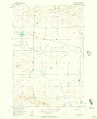 Battle Butte Montana Historical topographic map, 1:24000 scale, 7.5 X 7.5 Minute, Year 1956