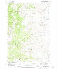 Battle Mountain Montana Historical topographic map, 1:24000 scale, 7.5 X 7.5 Minute, Year 1971