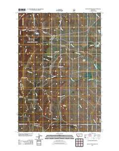 Battle Mountain Montana Historical topographic map, 1:24000 scale, 7.5 X 7.5 Minute, Year 2011