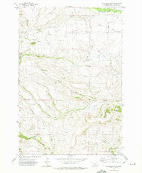 Battleship Butte Montana Historical topographic map, 1:24000 scale, 7.5 X 7.5 Minute, Year 1972