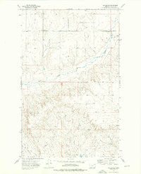 Baylor SE Montana Historical topographic map, 1:24000 scale, 7.5 X 7.5 Minute, Year 1973