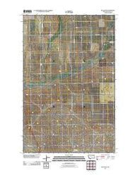 Baylor SE Montana Historical topographic map, 1:24000 scale, 7.5 X 7.5 Minute, Year 2011