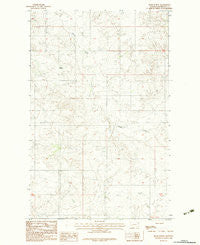 Beam School Montana Historical topographic map, 1:24000 scale, 7.5 X 7.5 Minute, Year 1983