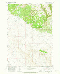 Bear Canyon Montana Historical topographic map, 1:24000 scale, 7.5 X 7.5 Minute, Year 1969