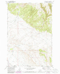 Bear Canyon Montana Historical topographic map, 1:24000 scale, 7.5 X 7.5 Minute, Year 1969