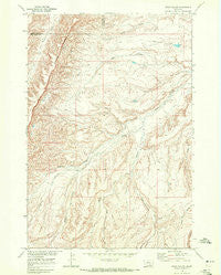 Bear Coulee Montana Historical topographic map, 1:24000 scale, 7.5 X 7.5 Minute, Year 1968