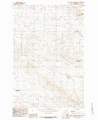 Bear Creek Reservoir SE Montana Historical topographic map, 1:24000 scale, 7.5 X 7.5 Minute, Year 1985