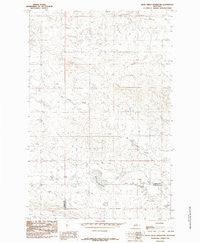 Bear Creek Reservoir Montana Historical topographic map, 1:24000 scale, 7.5 X 7.5 Minute, Year 1985