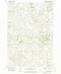 Bear Creek School Montana Historical topographic map, 1:24000 scale, 7.5 X 7.5 Minute, Year 1972