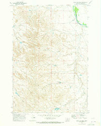 Bear Jaw Creek Montana Historical topographic map, 1:24000 scale, 7.5 X 7.5 Minute, Year 1969