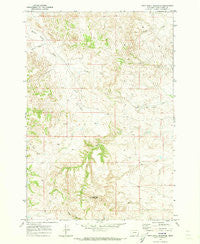 Bear Skull Mountain Montana Historical topographic map, 1:24000 scale, 7.5 X 7.5 Minute, Year 1970