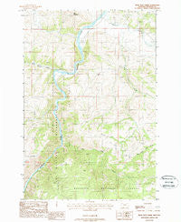 Bear Trap Creek Montana Historical topographic map, 1:24000 scale, 7.5 X 7.5 Minute, Year 1988