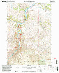 Bear Trap Creek Montana Historical topographic map, 1:24000 scale, 7.5 X 7.5 Minute, Year 2000