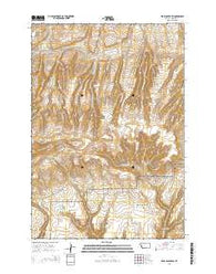 Bear Coulee SW Montana Current topographic map, 1:24000 scale, 7.5 X 7.5 Minute, Year 2014