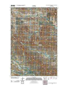 Bear Creek Reservoir SE Montana Historical topographic map, 1:24000 scale, 7.5 X 7.5 Minute, Year 2011