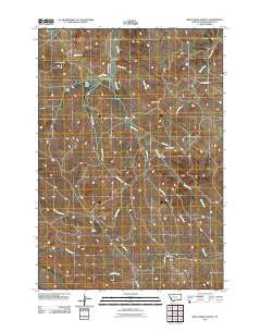 Bear Creek School Montana Historical topographic map, 1:24000 scale, 7.5 X 7.5 Minute, Year 2011