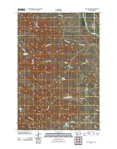 Bear Jaw Creek Montana Historical topographic map, 1:24000 scale, 7.5 X 7.5 Minute, Year 2011